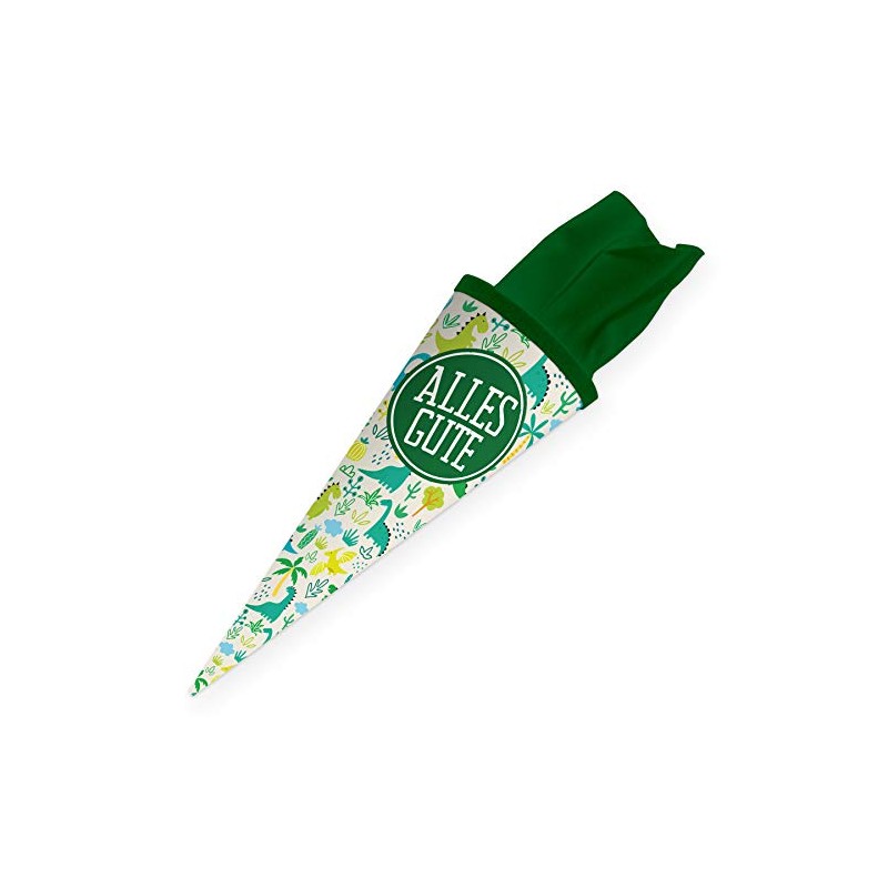 itenga sibling school cone - 35 cm, animals, animal pattern,