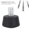 Universal Anti-Slip M8 Rubber Spike Foot Pad,Portable Stable 1/4in/ 3/8in