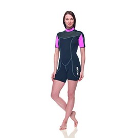 Seac Sense Short, Women's Short Wetsuit for Snorkeling and Underwater, 2.5 mm Super Elastic Neoprene