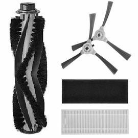 Unbranded Robot Cleaner Accessories Kit, 1pcs Rolling Brush, 2pcs Side Brush, 1pcs Sponge