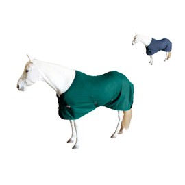 Derby Originals Classic Fleece Cooler All Season Horse Sheet & Blanket Liner | Stables & Outdoor Use (Hunter Green, 69")