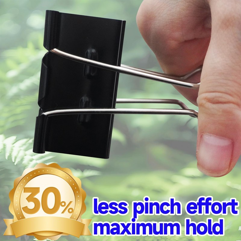 2 Inch Binder Clips(12 Pack), Upgrade Support Points Binder Clips