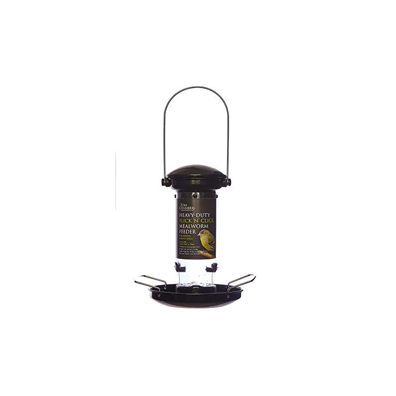 Tom Chambers Heavy Duty Flick 'n' Click Mealworm Feeder