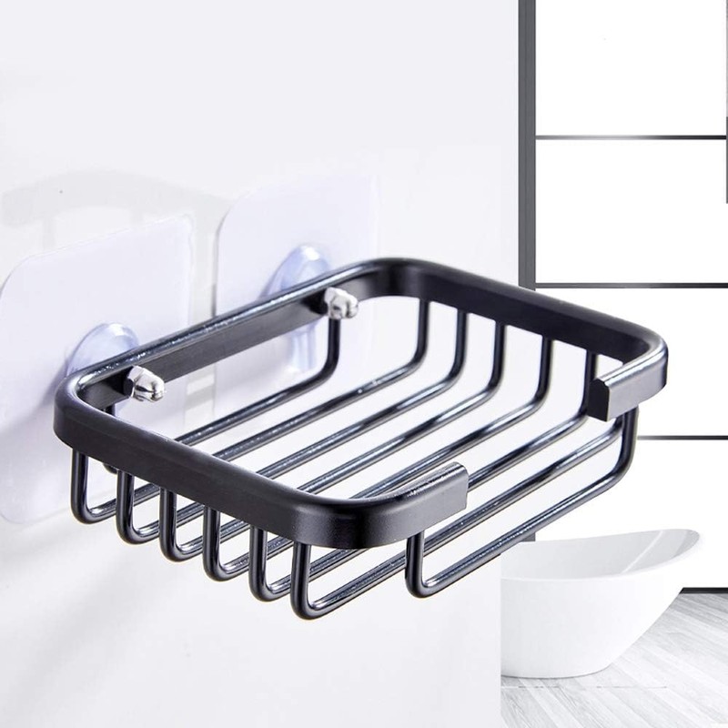 Gold Bar Soap Holder for Shower Wall,Stainless Steel Adhesive Soap