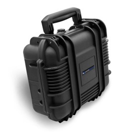 CASEMATIX 14" Waterproof Hard Case with Customizable Foam for Portable Electronics, Tools and Accessories - Hard Shell Plastic Case with Pre-Diced Travel Case Foam Interior