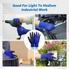 MANUSAGE Safety Work Gloves Microfoam Nitrile Coated, Firm Grip Gloves