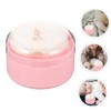 FOMIYES Setting Powder Jar Puff Portable Body Powder Puff Box