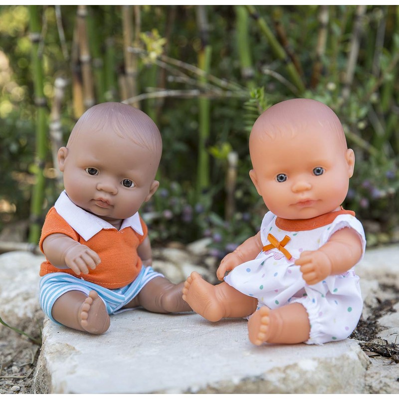 Miniland Miniland31147 Baby Doll Hispanic Boy Polybag, Multi-Color