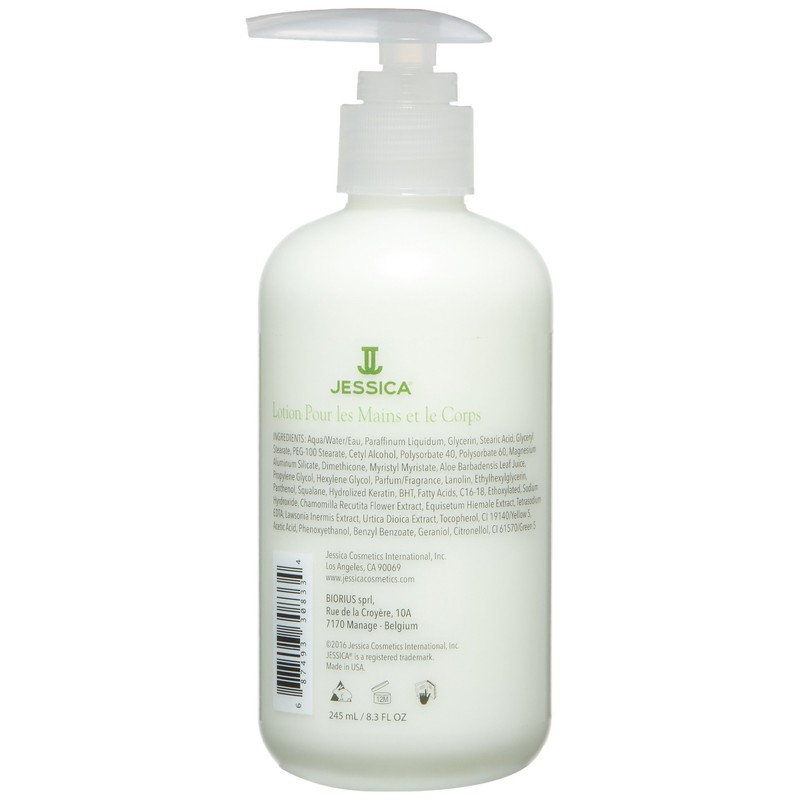JESSICA Body Treats Hand and Body Lotion, Lemongrass, 245 ml