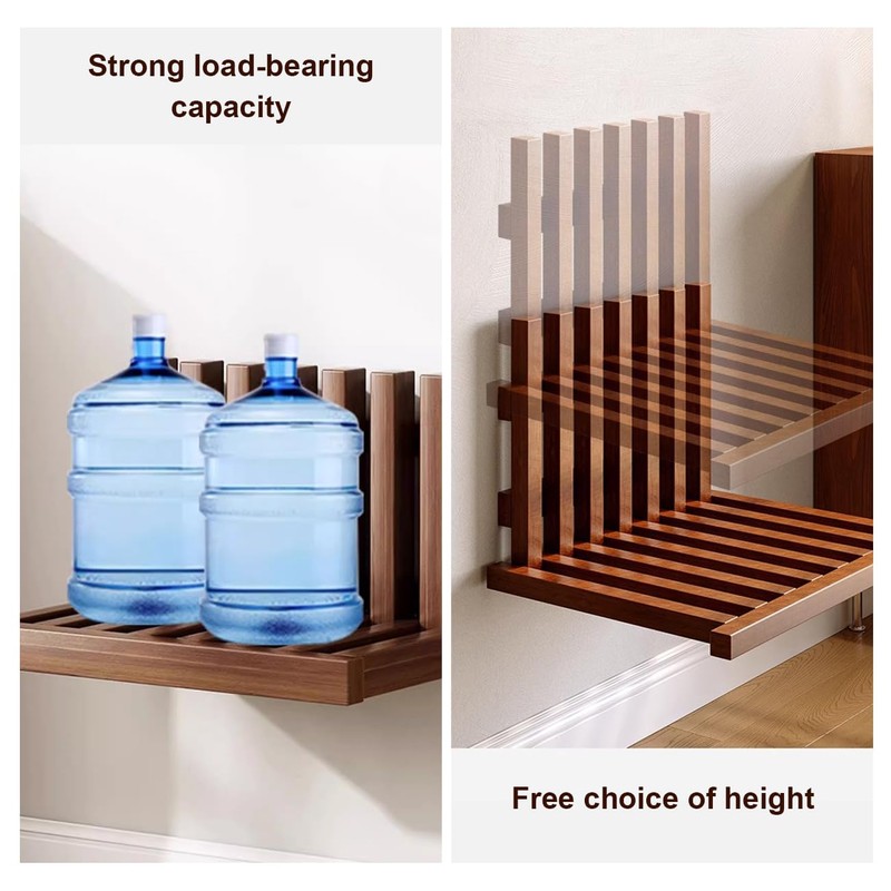 OLizee® Wall-Mounted Folding Stool Shower Seat Bench Entryway Stool Chair
