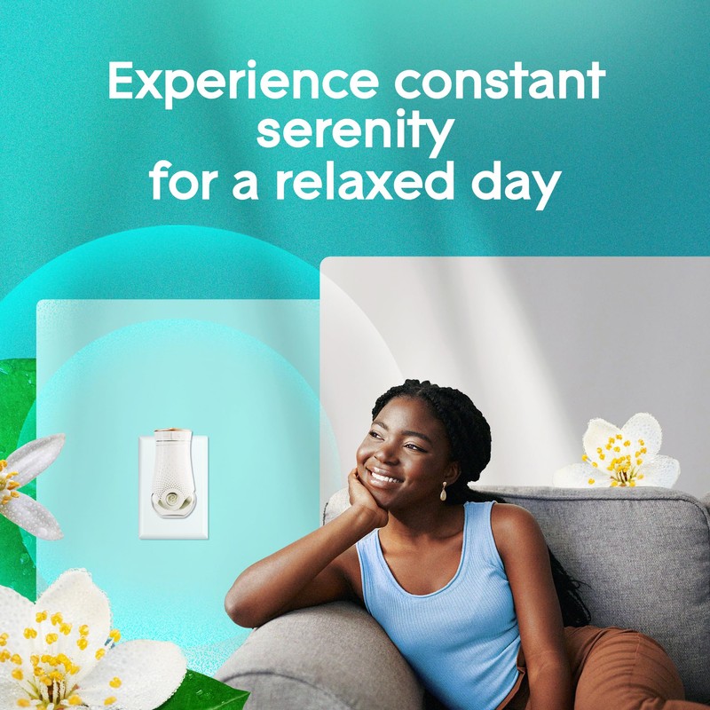Glade PlugIns Refills Air Freshener, Dewdrop Petals, Scented and Essential