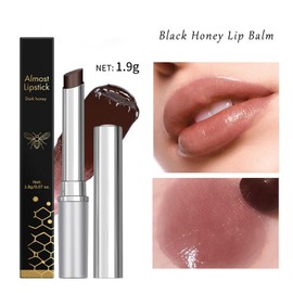 Black Honey Lipstick Tinted Lip Balm,Sheer Hydrating and Nourishing Lips Balm for All Skin Tones Moisturizing Lip Color, Black Honey Lipstick with Natural Dark Cherry Tint Daily Lip Care for Women