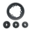 50T 1 Mod Hardened Steel Spur Gear with 18T+20T+22T Motor