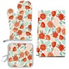 Pioneer Woman Kitchen Stuff-Floral Plant Oven Mitts,Pot Holders and Hand