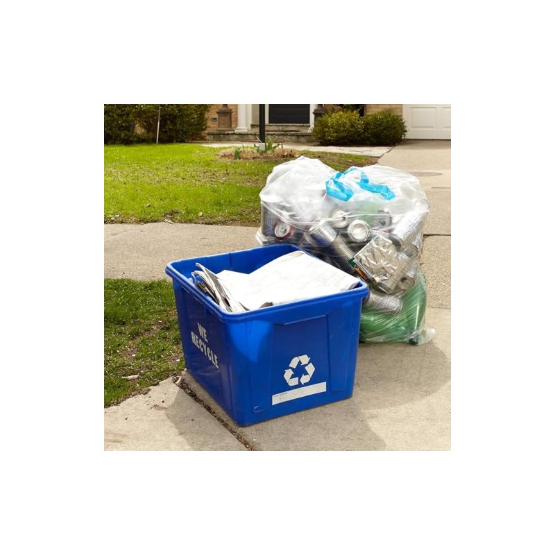 Hefty Recycling Trash Bags, 36 Count (Pack of 2)
