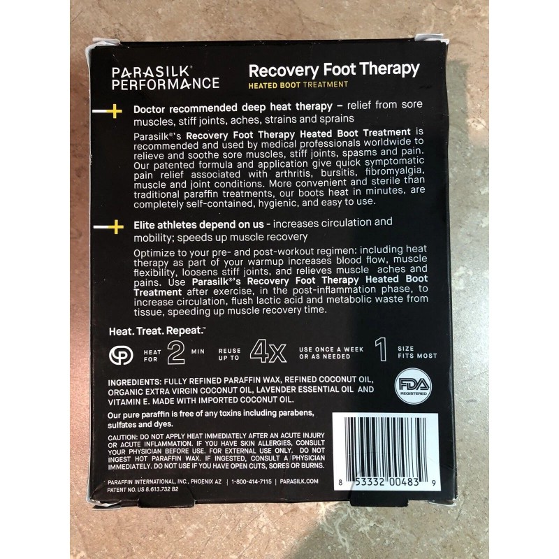 Parasilk Heated Boot Treatment Recovery Foot Therapy 1 Pair 4