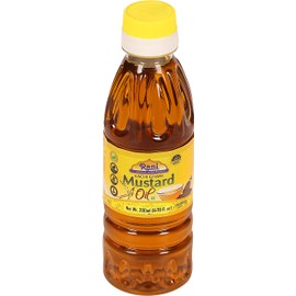 Rani Mustard Oil (Kachi Ghani) 6.76 Ounce (200ml) NON-GMO| Kosher | Gluten Free | Vegan | 100% Natural