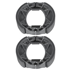 Chabushi Front Rear Brake Shoes for Yamaha Riva CV50 CV80 K/L/N/S/T 1983-1987, TTR 125 M/N/P/R/S/E 2000-2009, RX100 2001-2004 DT100 80K Drum Brake Parking Shoe