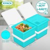Silicone Freezer Molds for Soup Cube - 2-Cup Freezer Storage