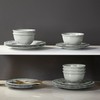 TP 12-Piece Dinnerware Set, Melamine Dishes Set with Bowls and
