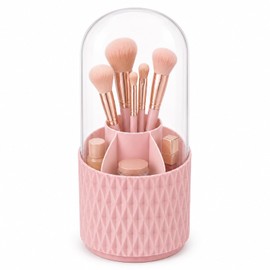 Organizador de Maquillaje Giratorio, Organizador de Brochas de Maquillaje  Organizador de Maquillaje Maquillaje con Estuche para Brochas, Porta...    
