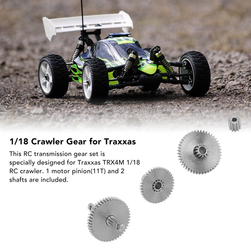 RC Crawler Gear Set Stainless Steel Easy Installation Light Precise
