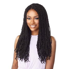 Sensationnel Crochet Braids Lulutress 2X Fully-Folded Micro Locs 18" (5-PACK, 1B)