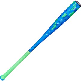 Axe | Hero | USA Baseball Bat | Drop -12 | 1-Piece Alloy | 2 1/2" Barrel | Blue/Green (27")