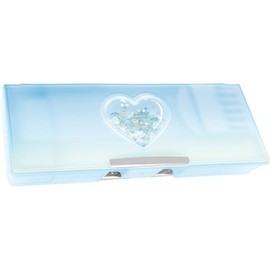 Q-LiA 93279 Pen Case, Coolier Window Axia Drop Soft Pencil Case, Blue