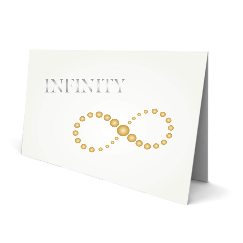 Infinity Stencil, 4.5 x 4.5 pulgadas, 6 símbolos de infinito