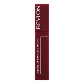 Labial Liquido Revlon Larga Duracion ColorStay Limitless Matte hasta 24Hrs, 100 Vegano Con Acido Hialuronico Hidratante Acabado Mate Tono Hype Girl   
