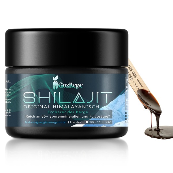 Shilajit Resin - 100% Pure Original Himalayan Shilajite, Gold Grade