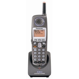 Panasonic KX-TGA650B 5.8GHZ Expandable 2-Line Handset for use with KX-TG6500B/6502B (Black)