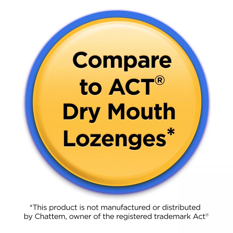 Equate Dry Mouth Lozenges with Xylitol, Peppermint, 36 Count Value