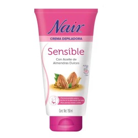 Crema Depiladora Nair Piel Sensible Con Almendras Dulces