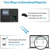 NGTeco W3 Fingerprint Checking-in Time clock 10000 records