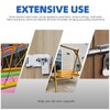 GLARKS 36pcs M8 Stainless Steel Pad Eye Plate Hook Kit,