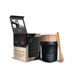 Thermos Food Jar For Hot Food & Soup with Bamboo Spoon. Wide Mouth Stainless Steel Lunch Container For Kids/Adults. Metal Food Flask,Vacuum Insulated & Leak Proof. Best For Work School Travel (Medium)