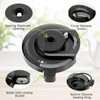 TranRantic Outer Bowl Lid for Ninja Creami NC301 Series, Reusable