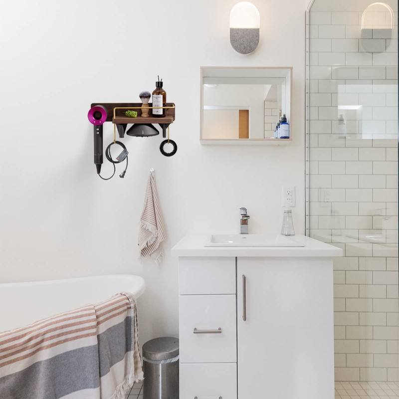 CATOOMUU for Dyson Supersonic Hair Dryer Wall Mount Stand Holder,