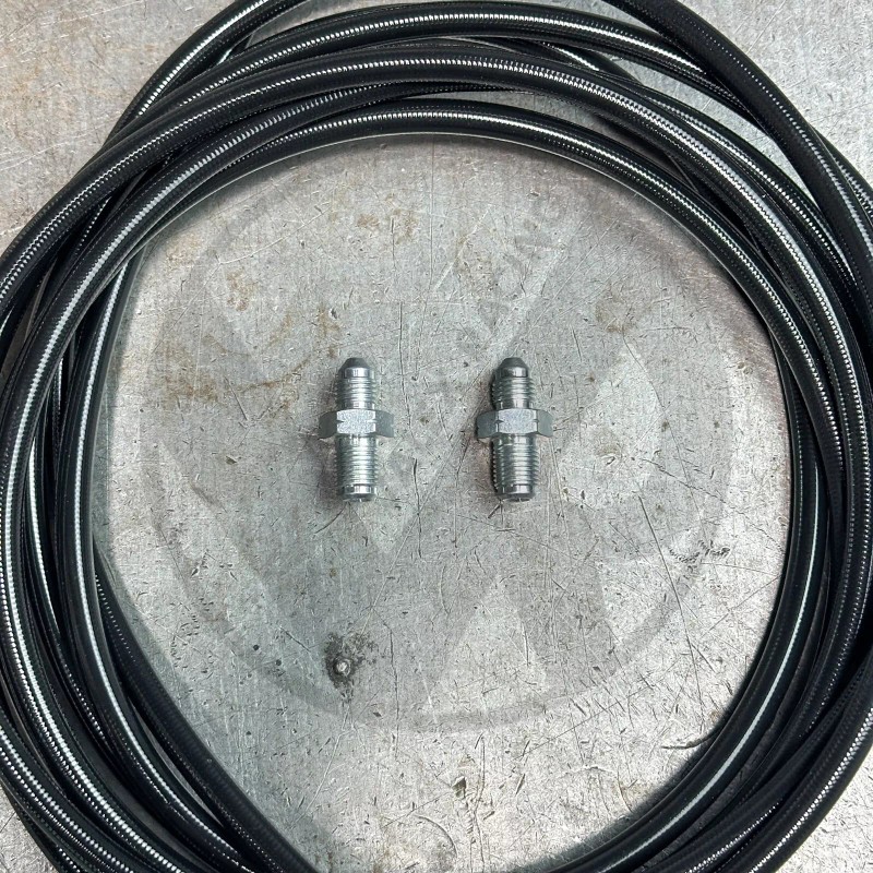 Valex Racing Black Stainless Main Rear Brake Line Replacement Kit