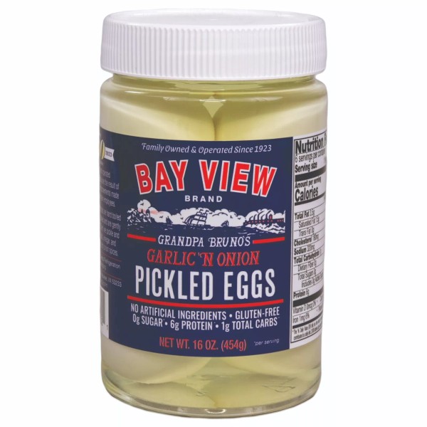 Bay View Packing 4 Pack of Garlic & Onion Pickled