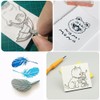 ESJNNK Eraser Stickers, Set of 5, 10*5*0.8cm Rectangle, 3 Layers