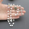 12 PCS Our Lady of Guadalupe White Bead Scented Rosaries