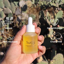 Tsutsuy Beauty – Aceite de semilla de Tuna 30 ml – aceite facial con vitamina E y antioxidantes. Firmeza en líneas de expresión. 100% natural