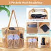 Bolsa de Playa para Mujer,Alta capacidad reticulada Bolso de Hombro,bolsas