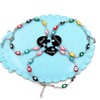 Uloveido 3pcs Best Friends Forever Bracelet Set Evil Eye Beaded
