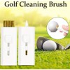 4-Pack Pocket Retractable Golf Club Cleaning Brush Tool - Wire