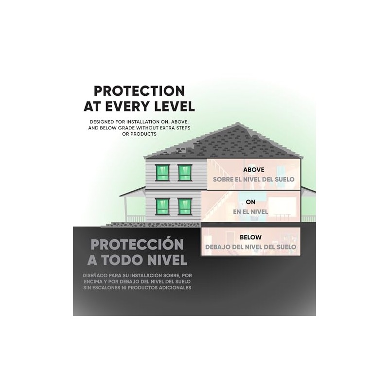 ROBERTS 70-116 Moisture Barricade 6 mil Polyethylene Film for Vinyl,