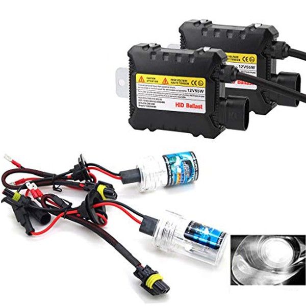 55W 12V 9006 5000K Car HID Xenon Headlight Slim Ballast